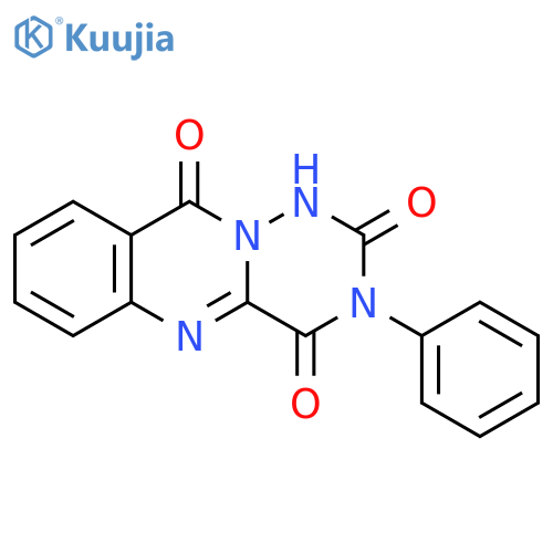 1H-[1,2,4]Triazino[6,1-b]quinazoline-2,4,10(3H)-trione, 3-phenyl- structure