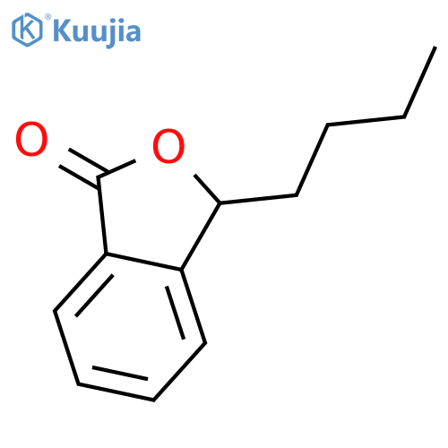 1(3H)-Isobenzofuranone, 3-butyl-, (S)- structure