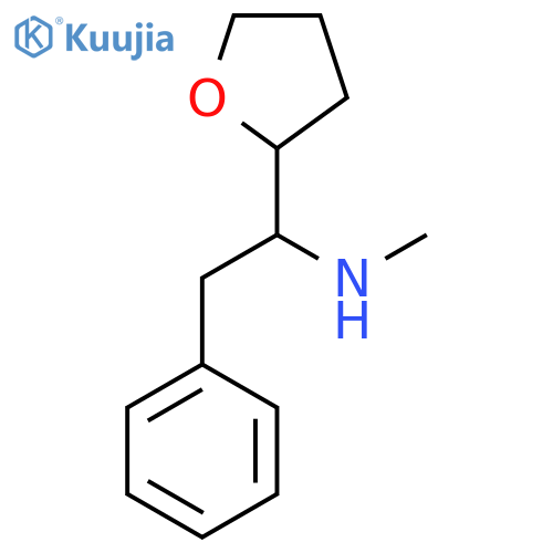 Methyl[1-(oxolan-2-yl)-2-phenylethyl]amine structure