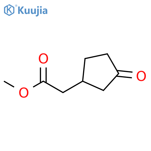 Methyl 2-(3-oxocyclopentyl)acetate structure