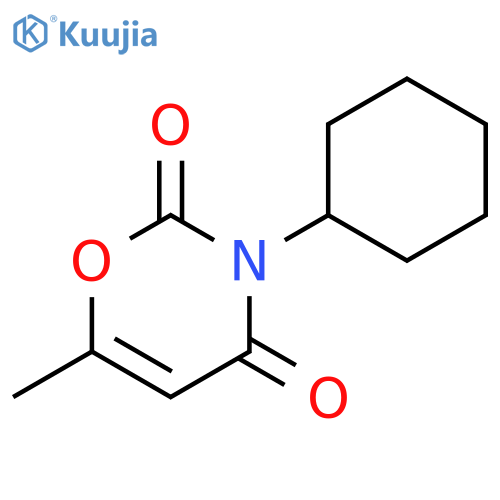 2H-1,3-Oxazine-2,4(3H)-dione, 3-cyclohexyl-6-methyl- structure