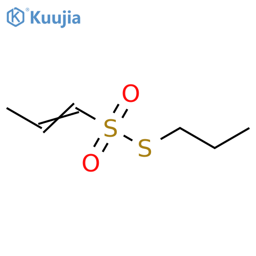 1-Propene-1-sulfonothioic acid, S-propyl ester structure