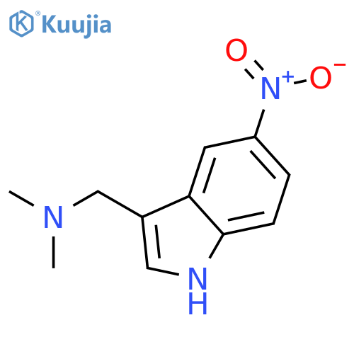 N,N-Dimethyl-5-nitrotryptamine structure