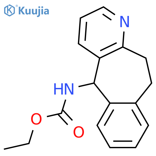 5H-Benzo[4,5]cyclohepta[1,2-b]pyridine-5-carbamicacid, 10,11-dihydro-, ethyl ester (8CI) structure