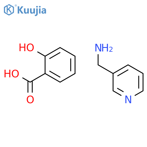 salicylic acid, compound with pyridine-3-methylamine (1:1) structure