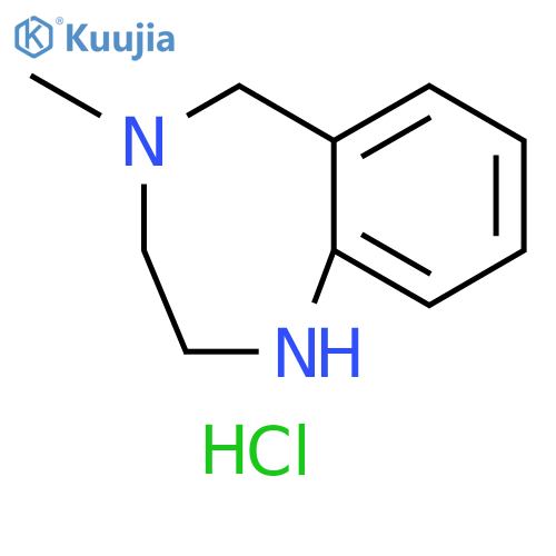 4-methyl-2,3,4,5-tetrahydro-1H-1,4-benzodiazepine dihydrochloride structure