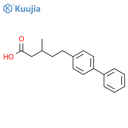 [1,1'-Biphenyl]-4-pentanoicacid, b-methyl- structure