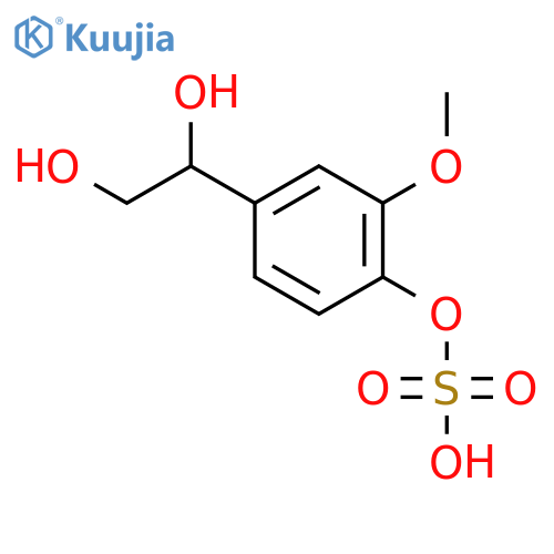 1,2-Ethanediol,1-[3-methoxy-4-(sulfooxy)phenyl]- structure