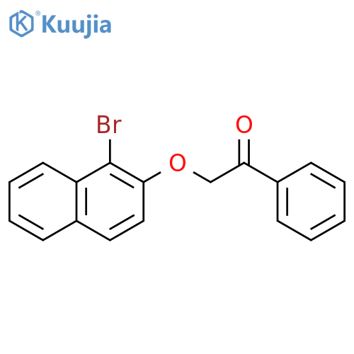 Ethanone, 2-[(1-bromo-2-naphthalenyl)oxy]-1-phenyl- structure