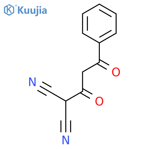 Propanedinitrile, (1,3-dioxo-3-phenylpropyl)- structure