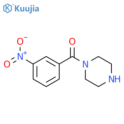 1-(3-nitrobenzoyl)piperazine structure