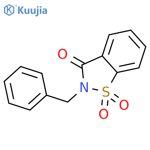 2-benzyl-2,3-dihydro-1lambda6,2-benzothiazole-1,1,3-trione structure