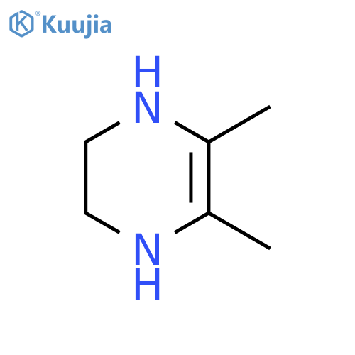 Pyrazine, 1,2,3,4-tetrahydro-5,6-dimethyl- structure