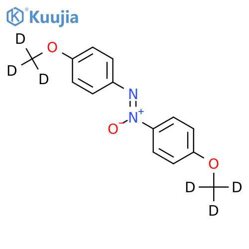 p-Azoxyanisole-d6 (O,O-dimethyl-d6) structure