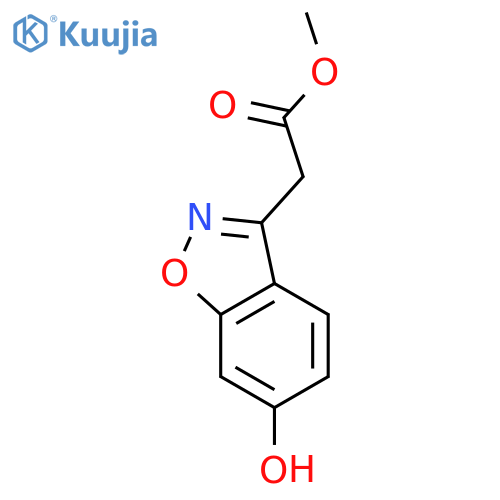 Methyl 2-(6-Hydroxy-1,2-benzisoxazol-3-yl)acetate structure