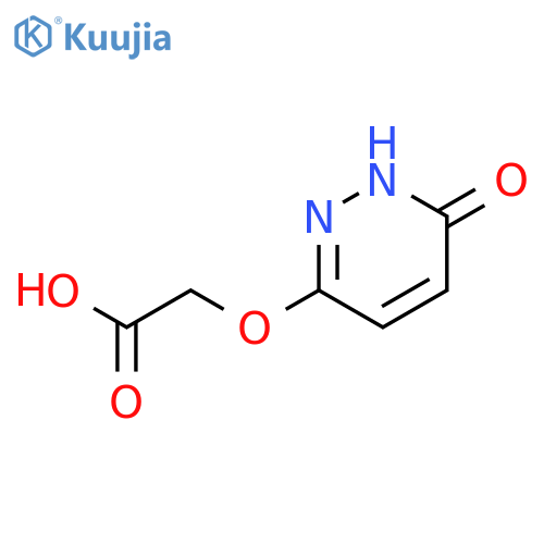 2-((6-Oxo-1,6-dihydropyridazin-3-yl)oxy)acetic acid structure