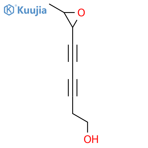 (7R*,8R*)-7,8-Epoxy-3,5-nonadiyn-1-ol structure