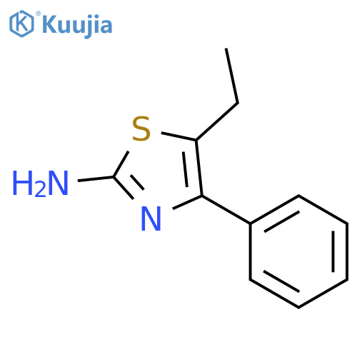 5-Ethyl-4-phenyl-1,3-thiazol-2-amine structure