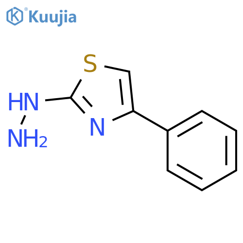 (4-Phenyl-thiazol-2-yl)hydrazine structure