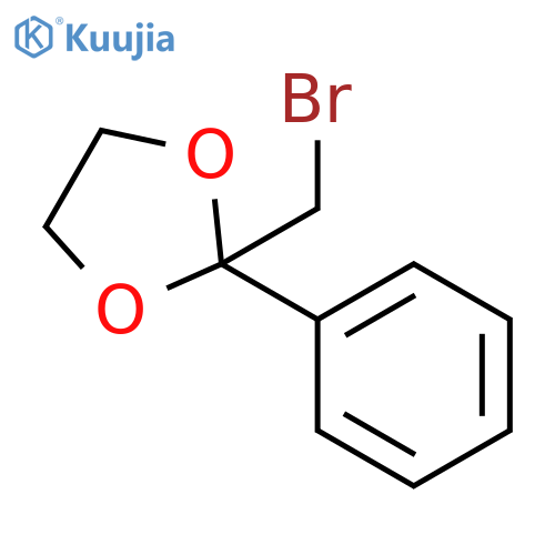 2-(Bromomethyl)-2-phenyl-1,3-dioxolane structure