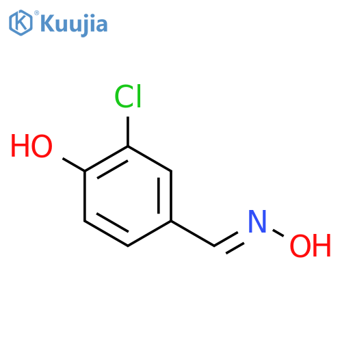3-CHLORO-4-HYDROXYBENZALDEHYDE OXIME structure