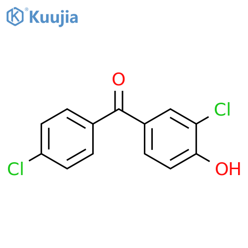 Methanone, (3-chloro-4-hydroxyphenyl)(4-chlorophenyl)- structure