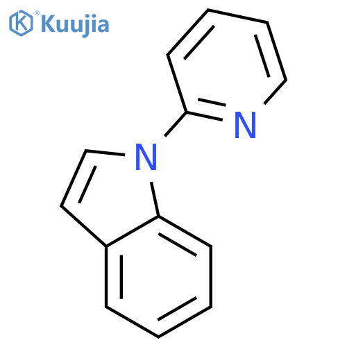 1-(Pyridin-2-yl)-1H-indole structure