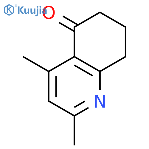 2,4-dimethyl-5,6,7,8-tetrahydroquinolin-5-one structure