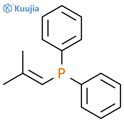 Phosphine, (2-methyl-1-propenyl)diphenyl- structure