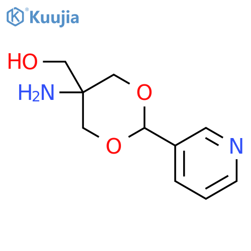 (5-Amino-2-pyridin-3-yl-1,3-dioxan-5-yl)methanol structure