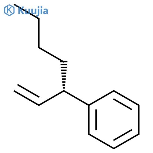 Benzene, [(1S)-1-ethenylpentyl]- structure