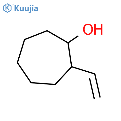 2-ethenylcycloheptan-1-ol structure