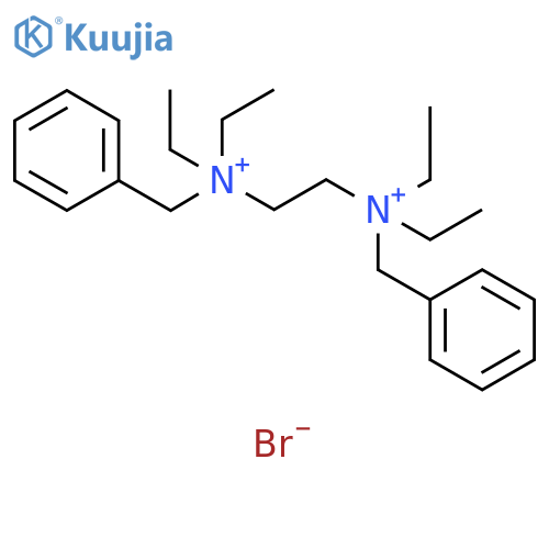 1,2-Ethanediaminium, N,N,N',N'-tetraethyl-N,N'-bis(phenylmethyl)-,dibromide structure