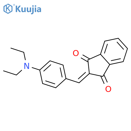1H-Indene-1,3(2H)-dione,2-[[4-(diethylamino)phenyl]methylene]- structure