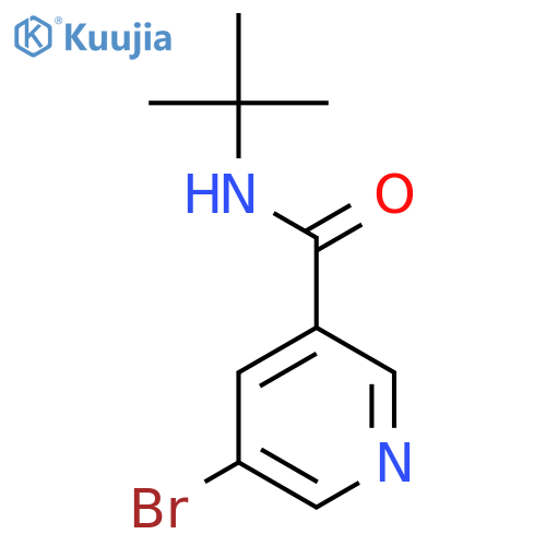 5-Bromo-N-tert-butylnicotinamide structure