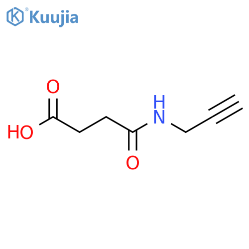 Butanoic acid, 4-oxo-4-(2-propyn-1-ylamino)- structure