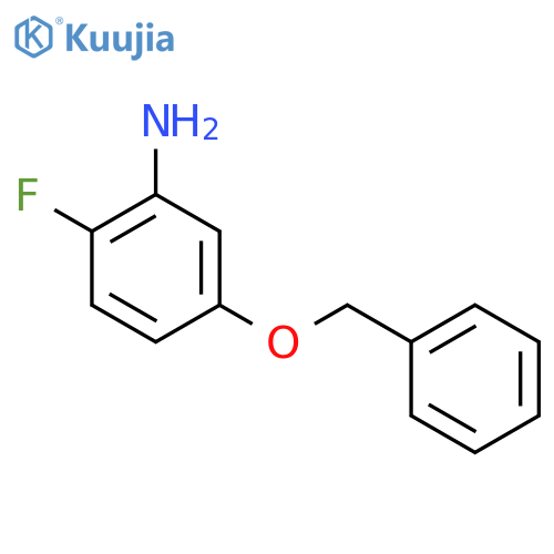 5-Benzyloxy-2-fluoroaniline structure