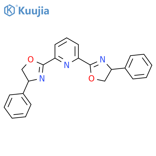 2,6-bis(4-phenyl-4,5-dihydro-1,3-oxazol-2-yl)pyridine structure