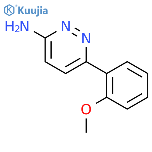 6-(2-Methoxyphenyl)pyridazin-3-amine structure