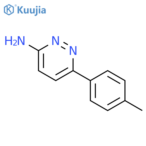 6-(4-methylphenyl)pyridazin-3-amine structure