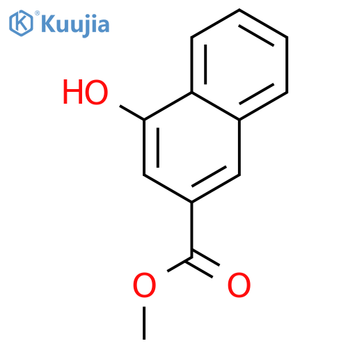 methyl 4-hydroxynaphthalene-2-carboxylate structure