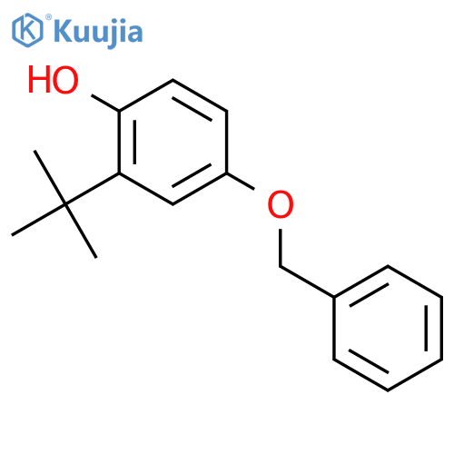 4-(Benzyloxy)-2-tert-butylphenol structure