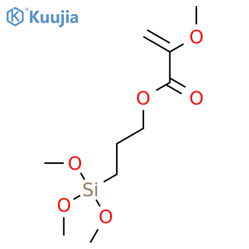 3-(Trimethoxysilyl)propyl 2-methoxyprop-2-enoate structure