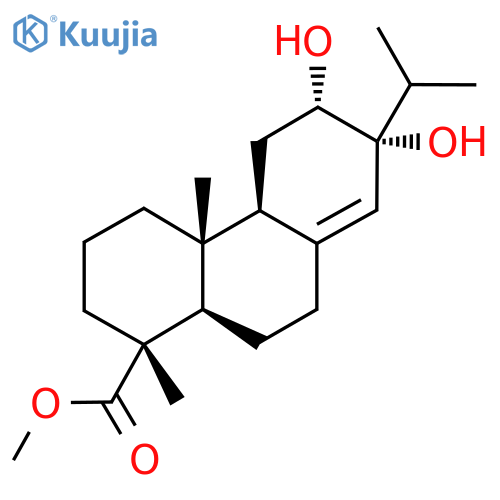 Methyl (1R,4aR,4bS,6S,7R,10aR)-6,7-dihydroxy-1,4a-dimethyl-7-propan-2-yl-3,4,4b,5,6,9,10,10a-octahydro-2H-phenanthrene-1-carboxylate structure