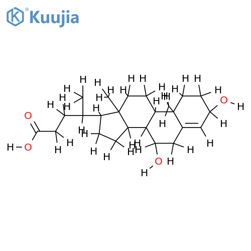 (3beta,7alpha)-3,7-Dihydroxychol-4-3n-24-oic acid structure
