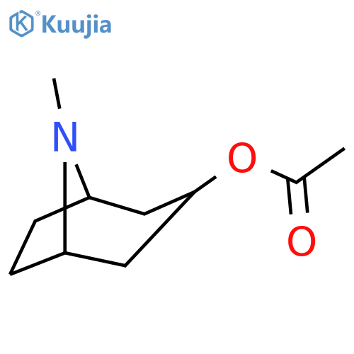 8-Azabicyclo[3.2.1]octan-3-ol,8-methyl-, 3-acetate, (3-endo)- structure