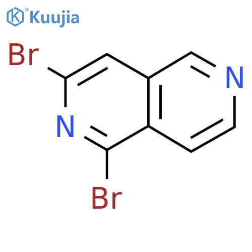 1,3-Dibromo-2,6-naphthyridine structure