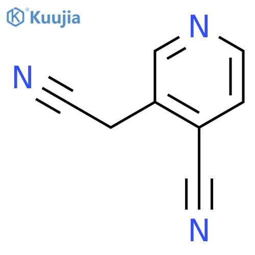 4-cyano-3-Pyridineacetonitrile structure