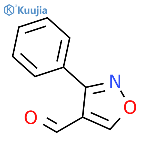 4-Isoxazolecarboxaldehyde, 3-phenyl- structure