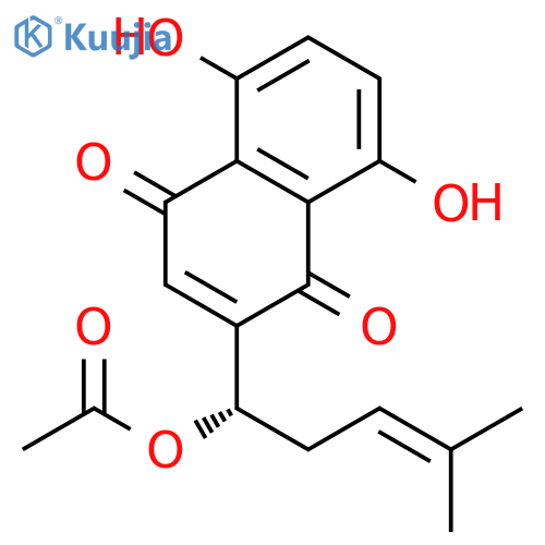 Acetylalkannin structure